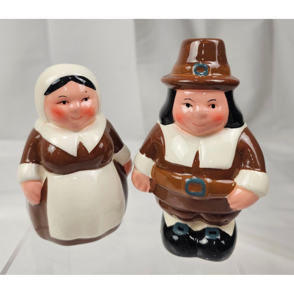 Publix Super Markets‎ 2002 Thanksgiving Pilgrim Salt and Pepper Shakers Set